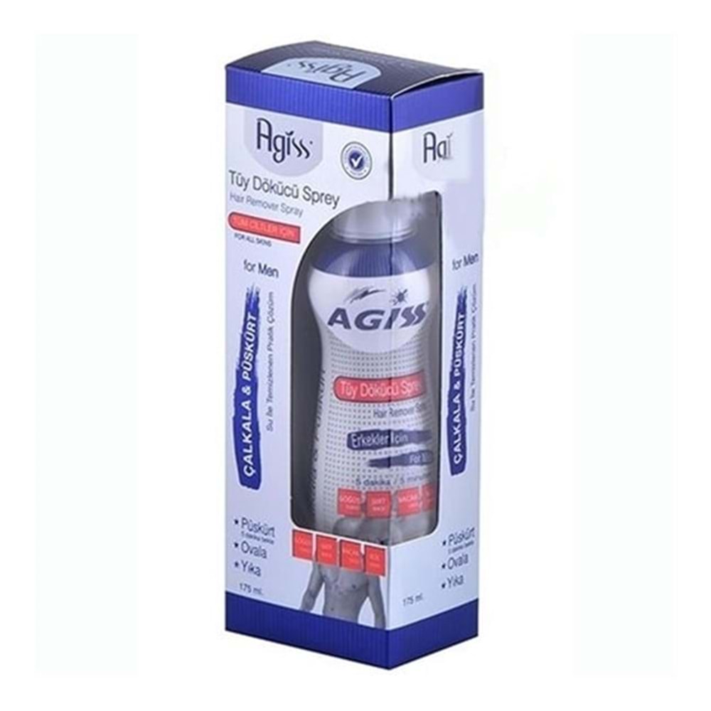 AGİSS TÜY DÖKÜCÜ SPREY 175 ML. ERKEK