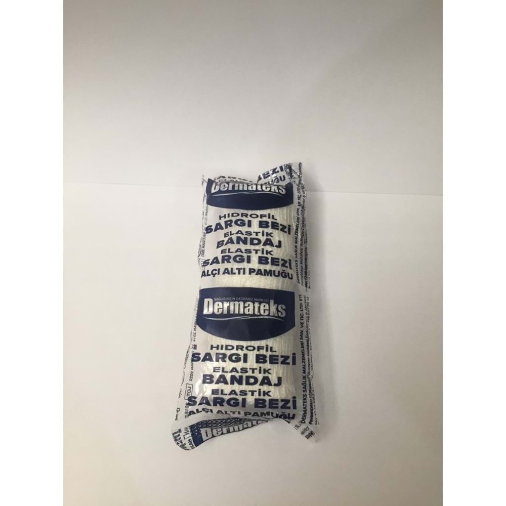DERMATEKS PAMUKLU SARGI BEZİ 10X5