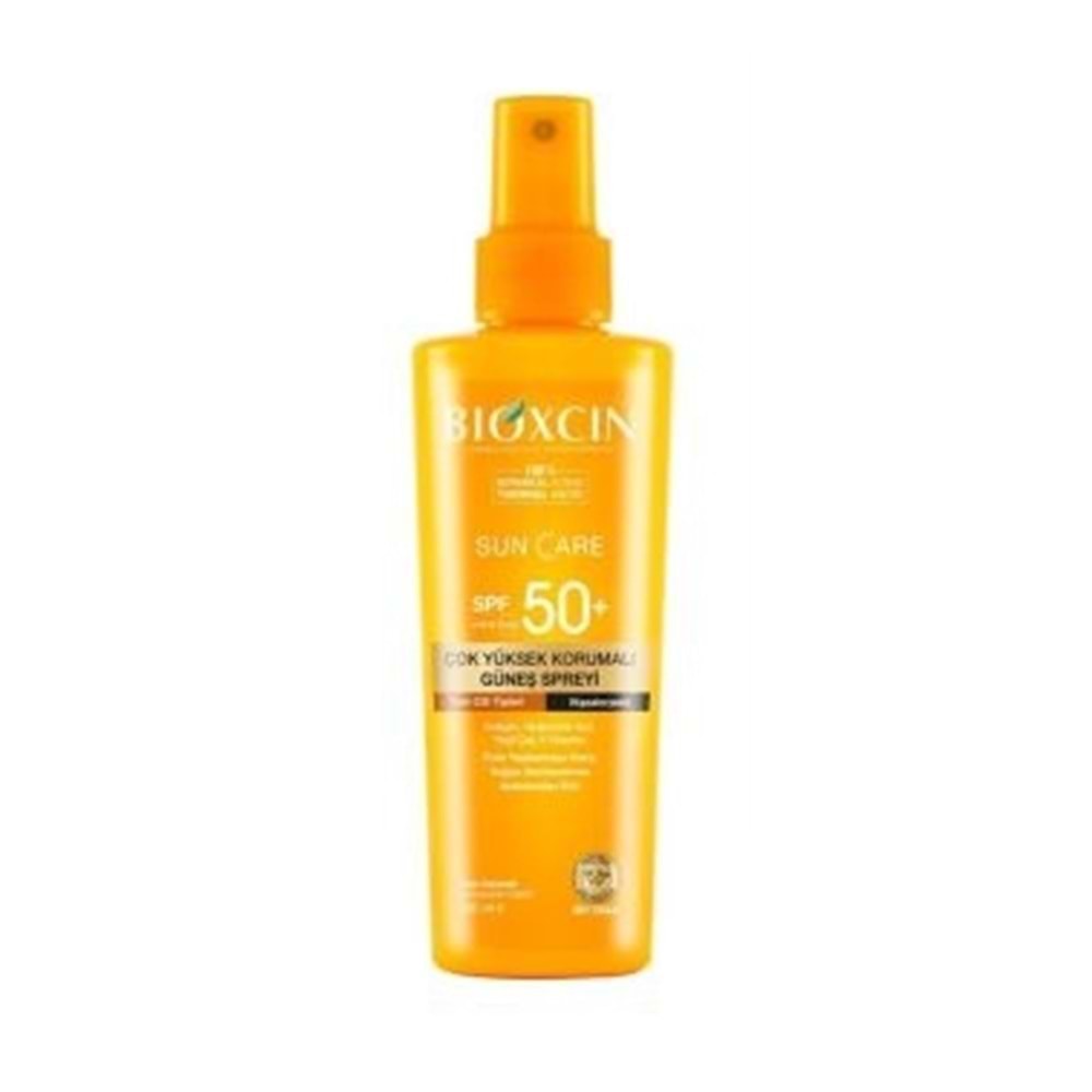 BİOXCİN ÇOK YÜKSEK KORUMALI GÜNEŞ SPREYİ SPF50+