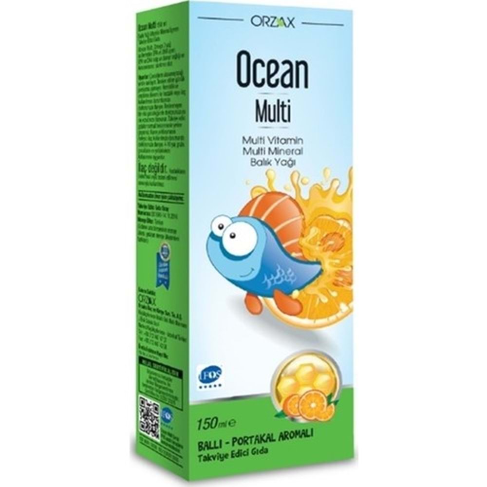OCEAN MULTİ(BALLI-PORTAKALLI) 150 ML