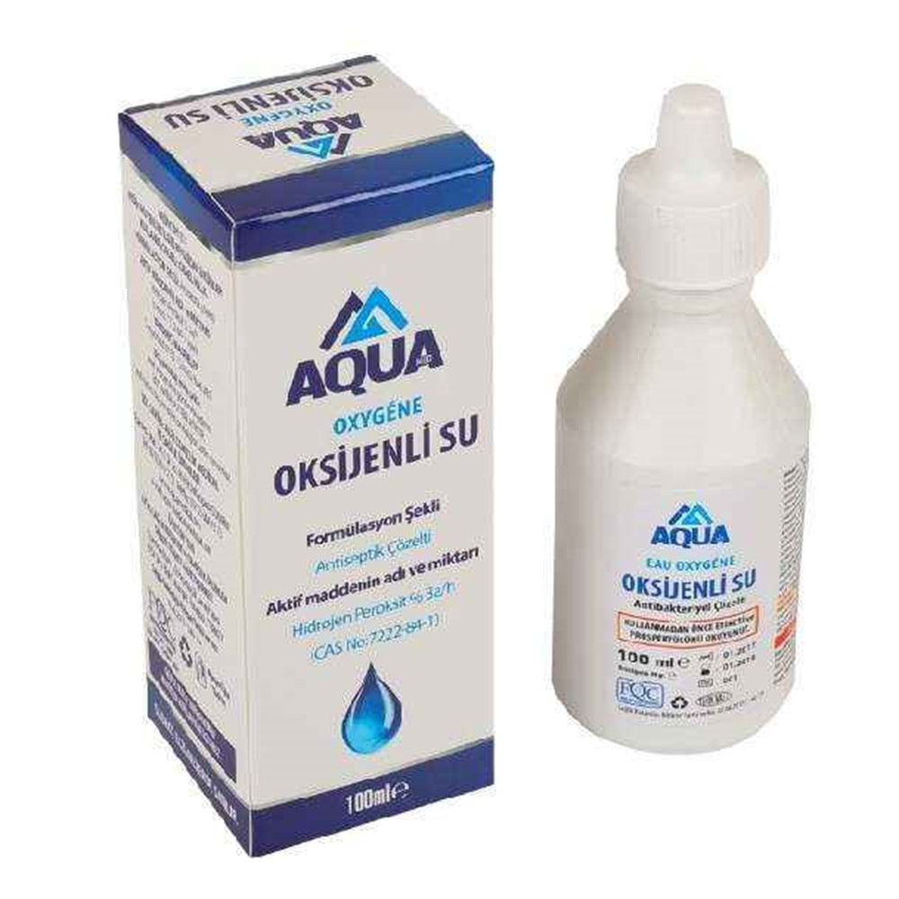 AQUA OKSİJENLİ SU 100 CC