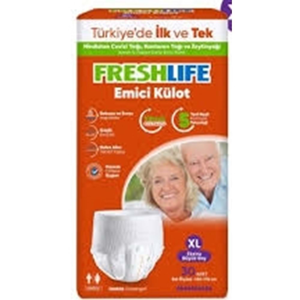 FRESLİNE KÜLOTLU HASTA BEZİ 30 LU XLARGE