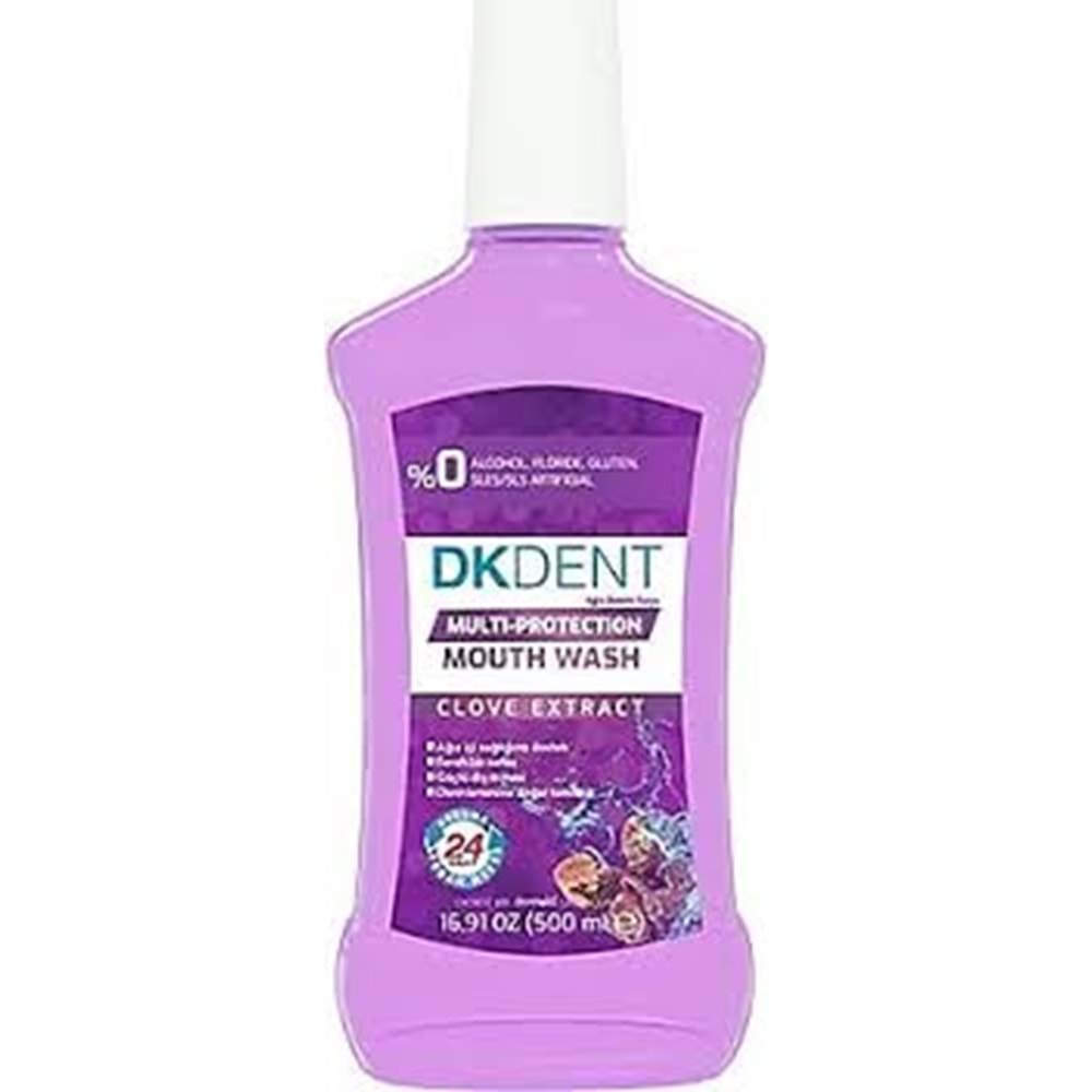 DERMOKİL DKDENT AĞIZ BAKIM SUYU CLOVE EXTRACT 500 ML.