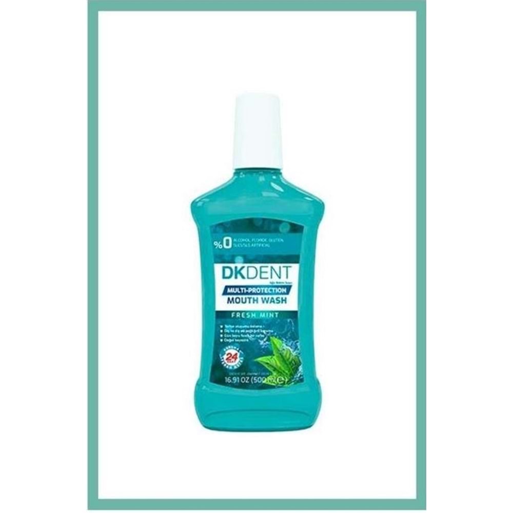 DERMOKİL DKDENT AĞIZ BAKIM SUYU CLOVE FRESH MINT 500 ML.