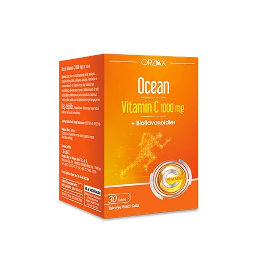 OCEAN VİTAMİN C 1000 MG 30 TABLET