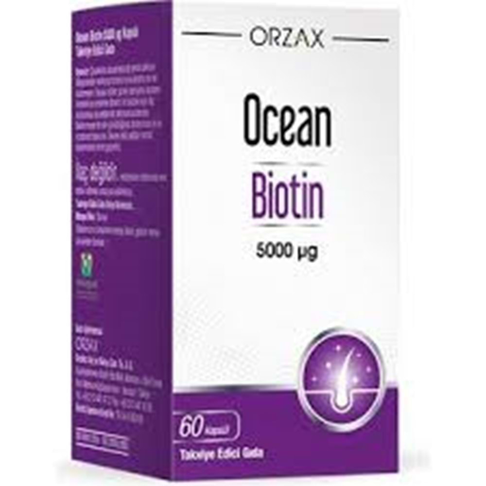 OCEAN BİOTİN 5000 IU 60 KAPSÜL