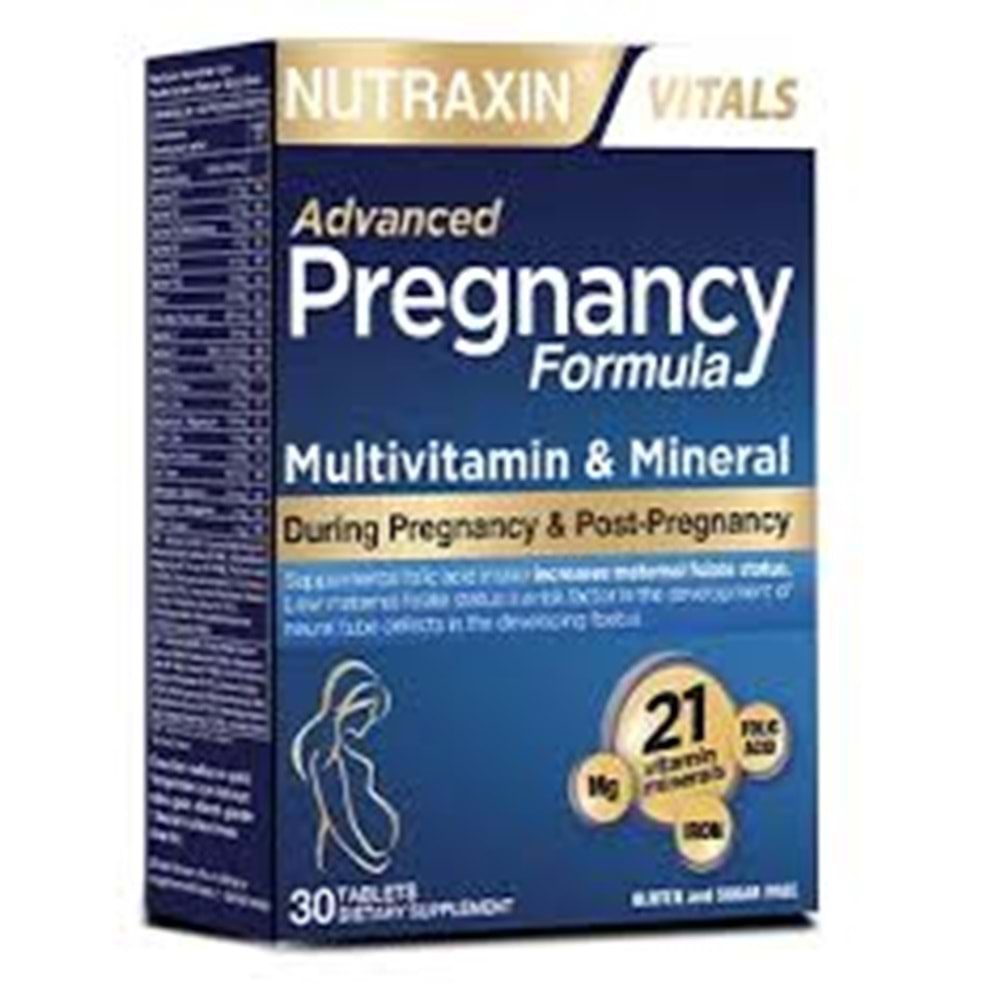 NUTRAXIN PREGNANCY FORMULA 30 TABLET
