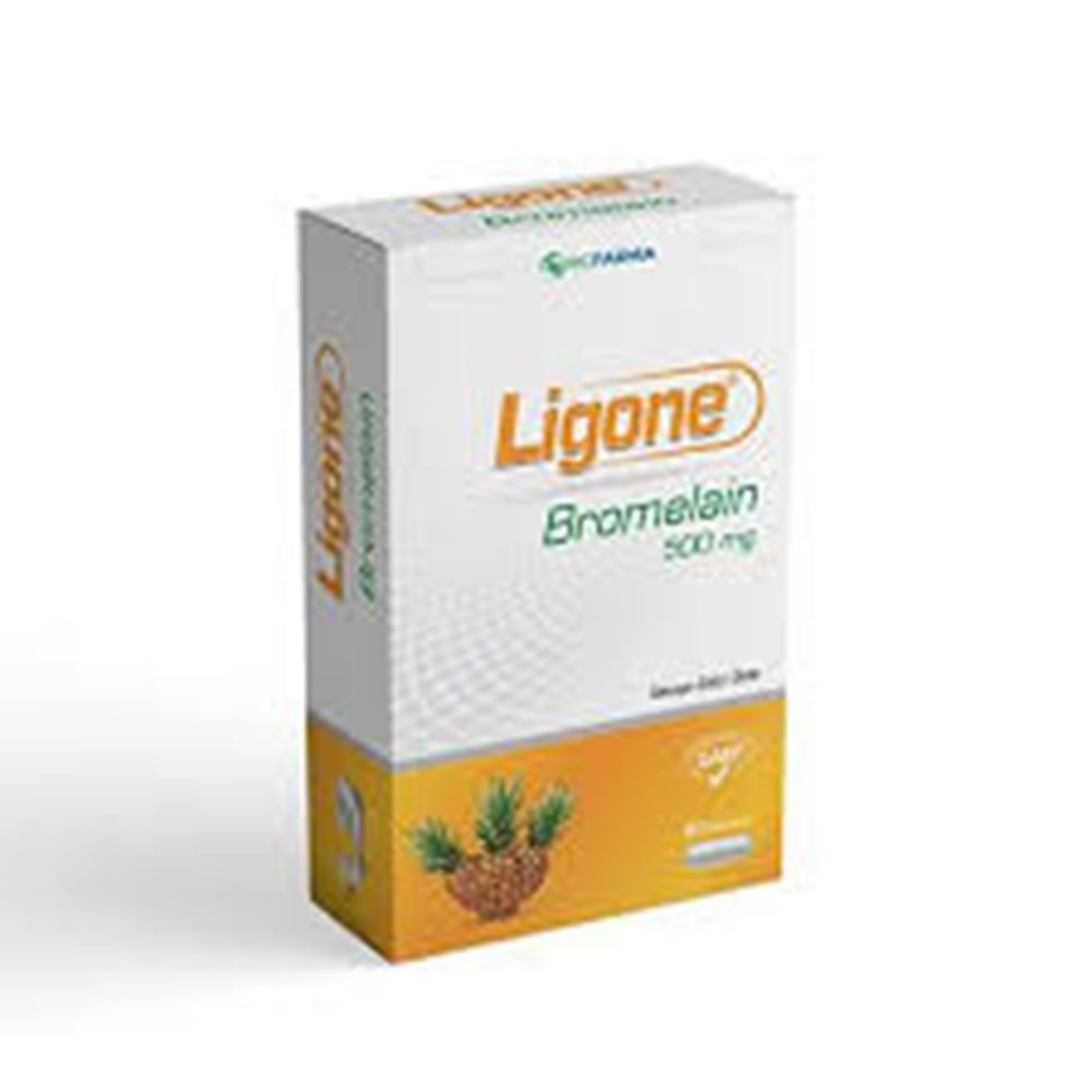LİGONE BROMELAİN 500 MG 60 KAPSÜL