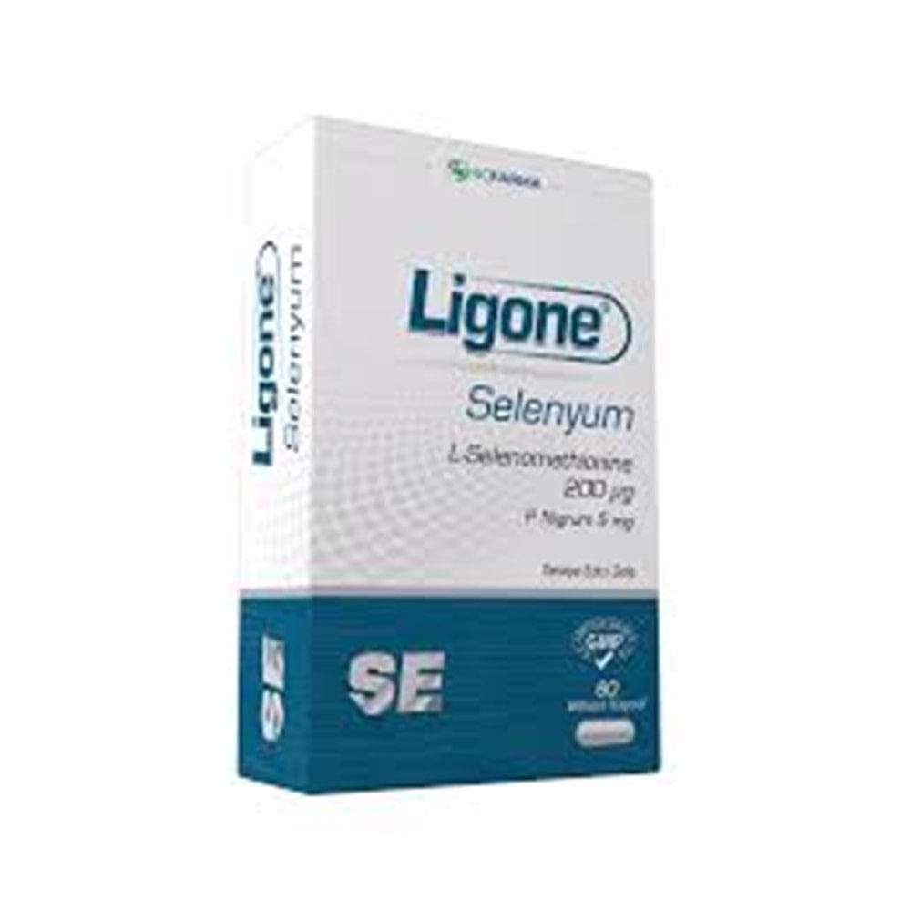 LİGONE SELENYUM 60 KAPSÜL ( L-SELENOMETHİONİNE )