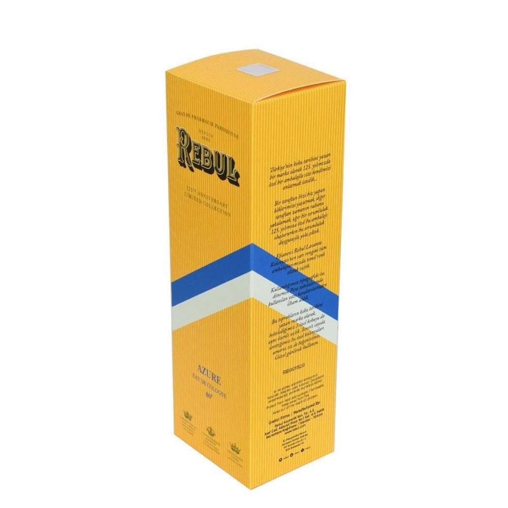REBUL 270 ML KOLONYA AZURE