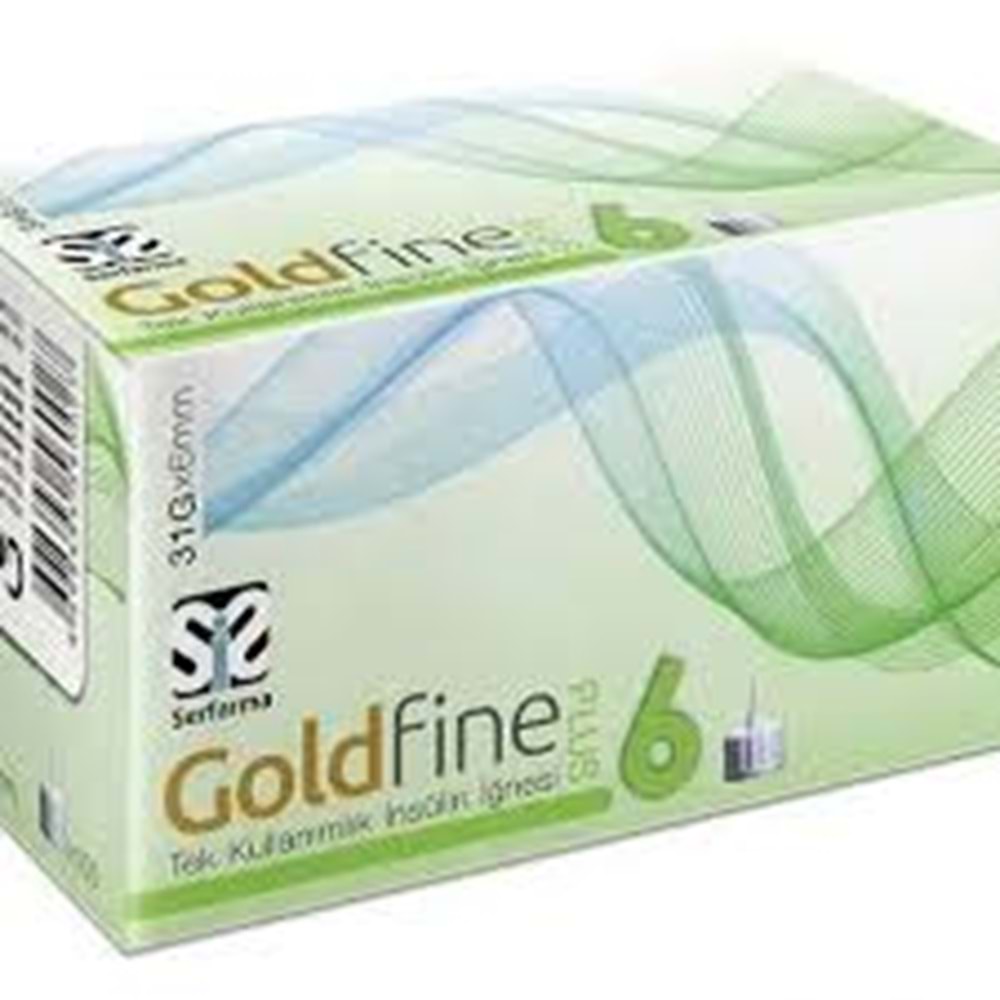 GOLDFİNE PLUS İNSÜLİN İĞNE UCU NO: 6
