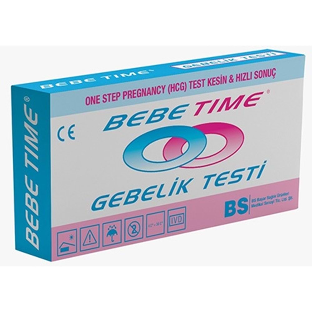 BEBE TİME GEBELİK TESTİ KUTULU
