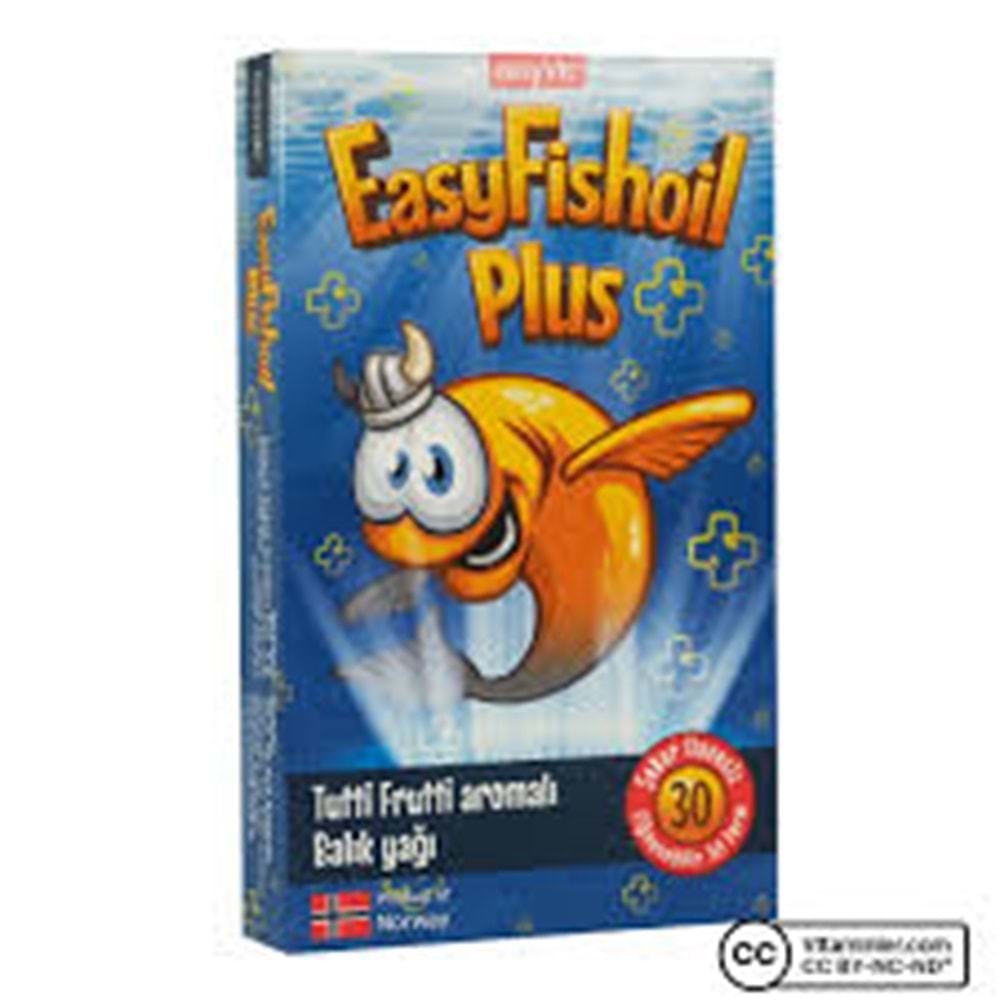 EASYFİSHOİL PLUS BALIK YAĞI TUTTİ FRUTTİ 30 JEL TABLET