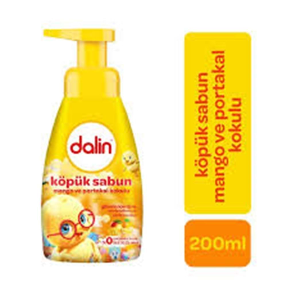 DALİN KÖPÜK SABUN MANGO VE PORTAKAL KOKULU 200 ML