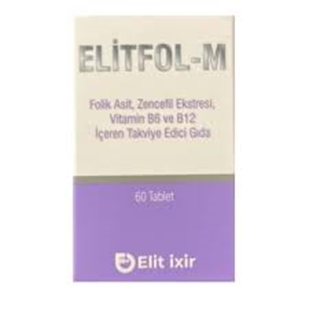 ELİTFOL-M FOLİK ASİT 60 TABLET