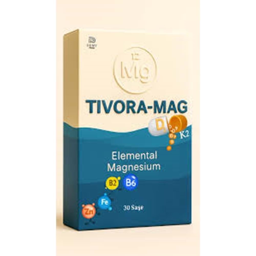 TİVORA-MAG 30 SAŞE ELEMENTAL & MAGNESİUM