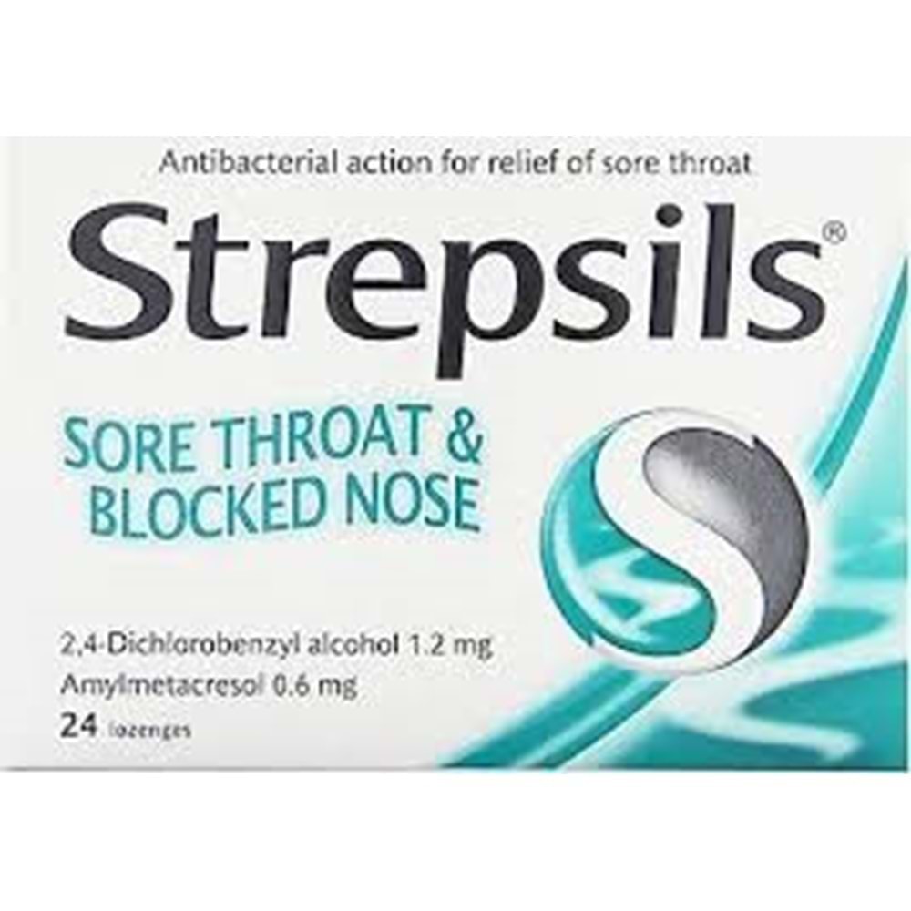 STREPSİLS MENTOLLÜ PASTİL 24 LÜ
