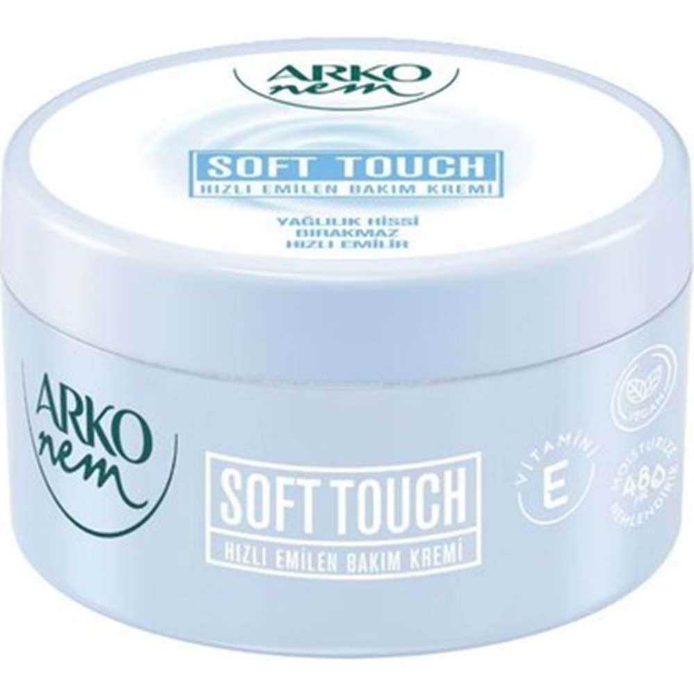 ARKO NEM SOFT TOUCH HIZLI EMİLEN EL VE CİLT BAKIM KREMİ 250 ML.