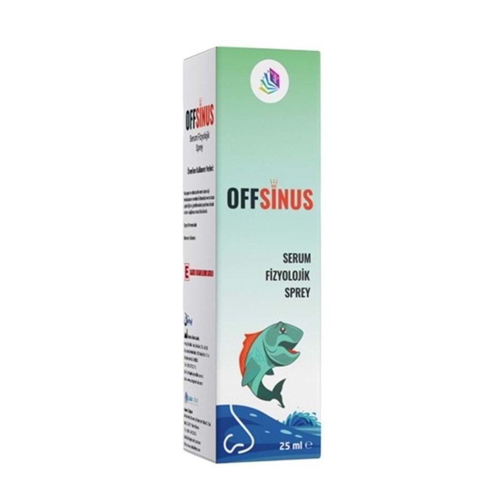 OFFSİNUS SERUM FİZYOLOJİK BURUN SPREY 25 ML