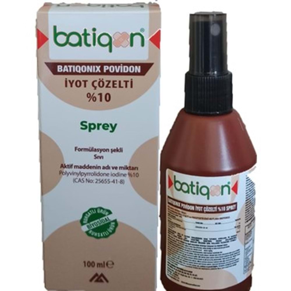 BATİGONİX İYOT ÇÖZELTİ 100 ML. SPREY ( BATİKON)