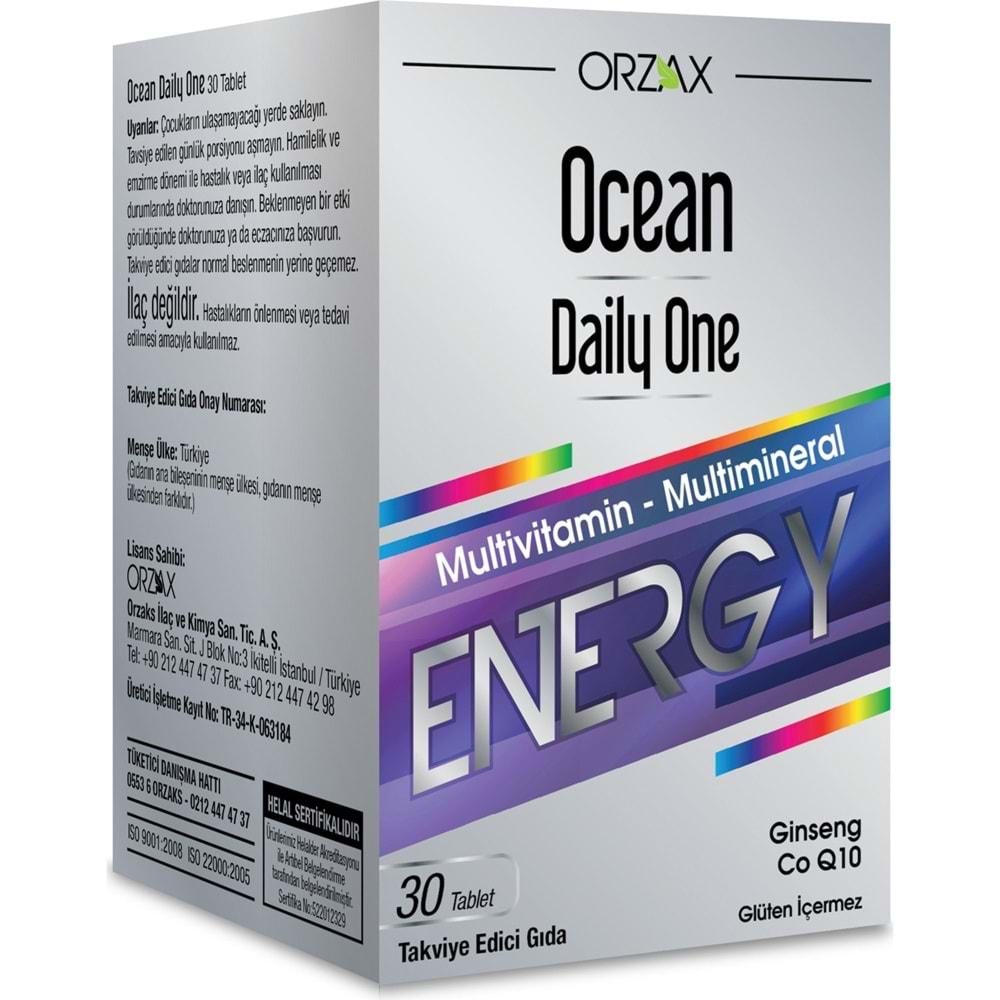 OCEAN DAİLY ONE 30 TABLET
