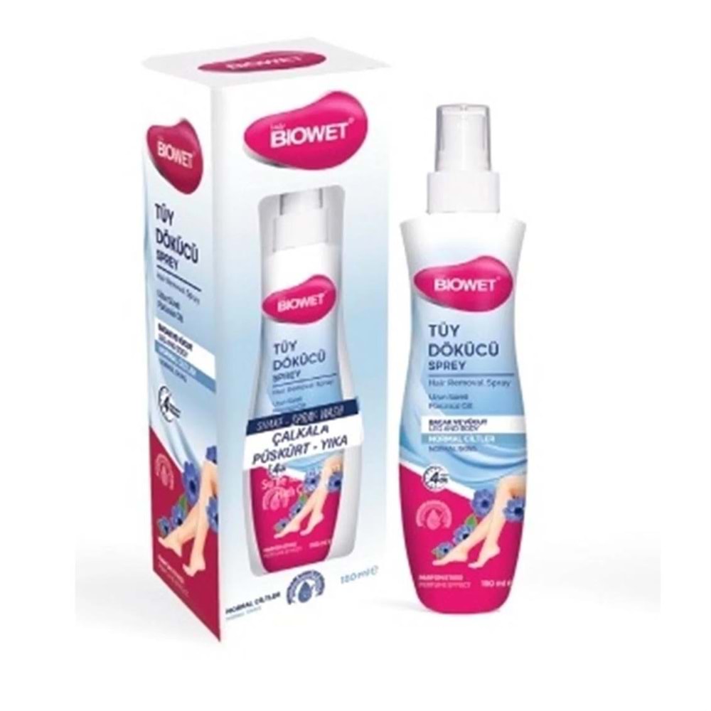 BIOWET TÜY DÖKÜCÜ SPREY GAZSIZ 150 ML WOMEN NORMAL