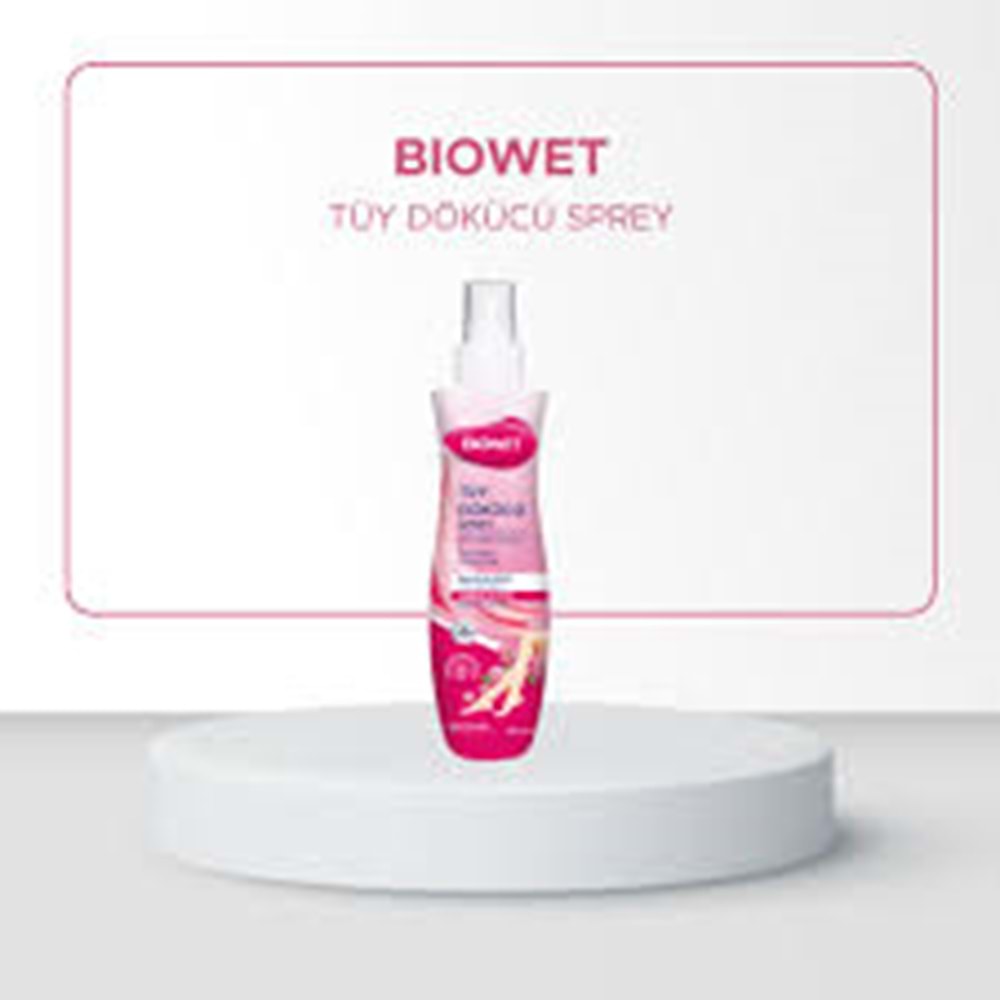 BIOWET TÜY DÖKÜCÜ SPREY GAZSIZ 150 ML WOMEN HASSAS