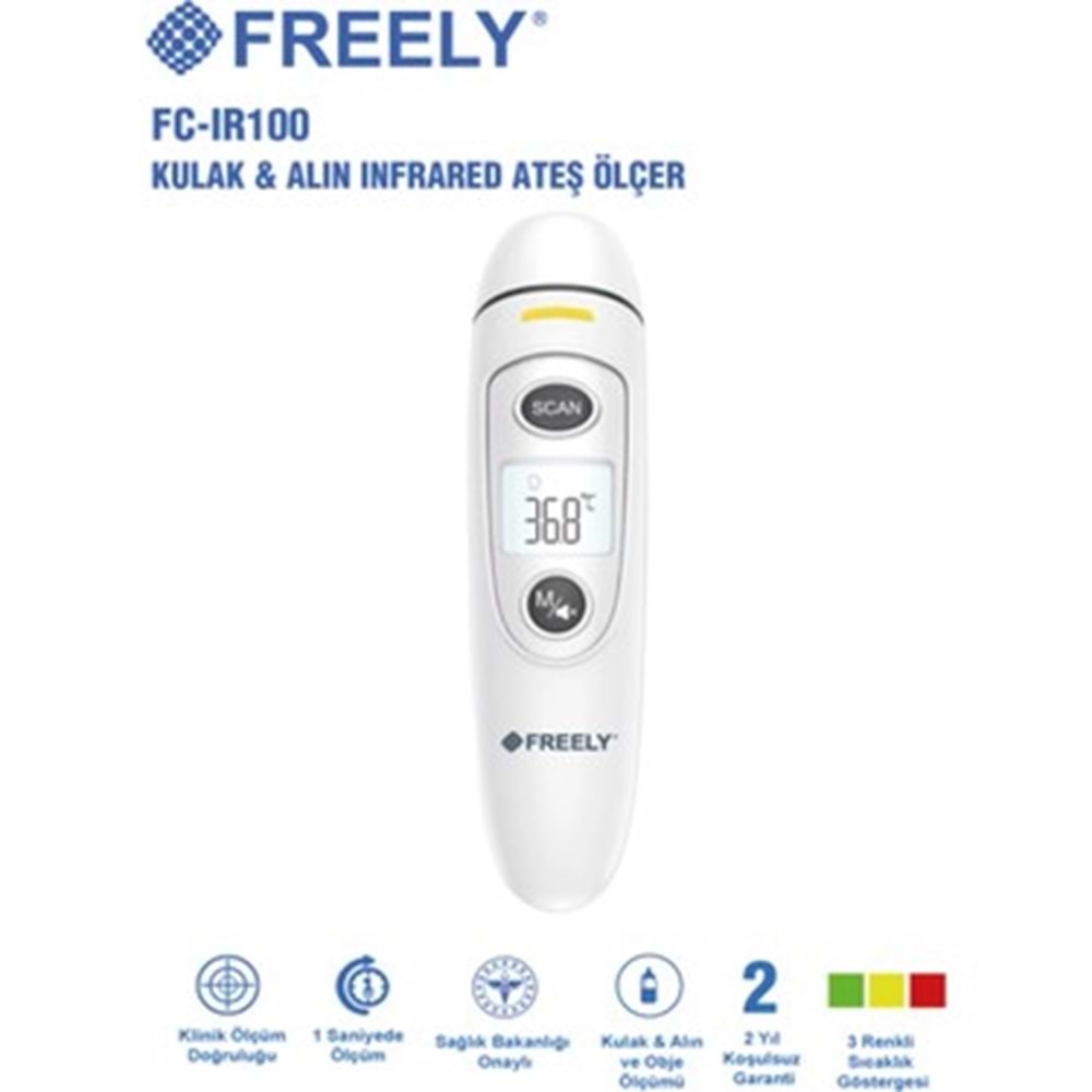 FREELY ATEŞ ÖLÇER KULAK VE ALIN DERECE