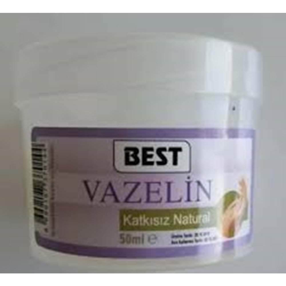 BEST VAZELİN KATKISIZ NATURAL 50 ML.