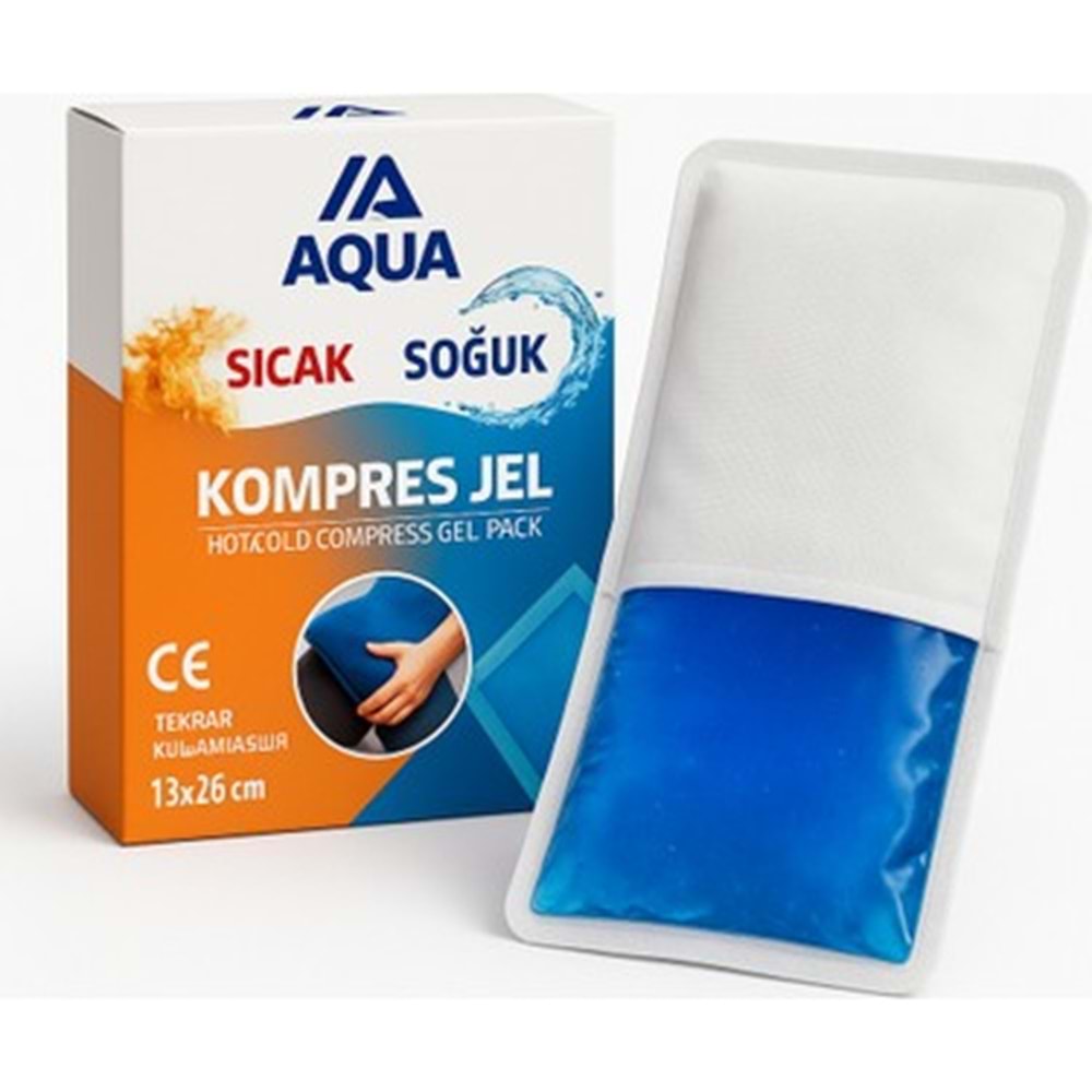 AQUA SICAK,SOĞUK TERMOJEL KOMPRES 13X26 CM