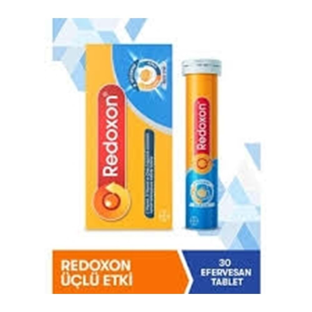 REDOXON 3 LÜ ETKİ 30 EFERVESAN TABLET EKONOMİK PAK.