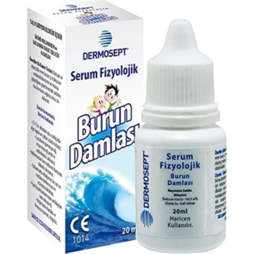 DERMOSEPT BURUN DAMLASI SERUM FİZYOLOJİ 20 ML.