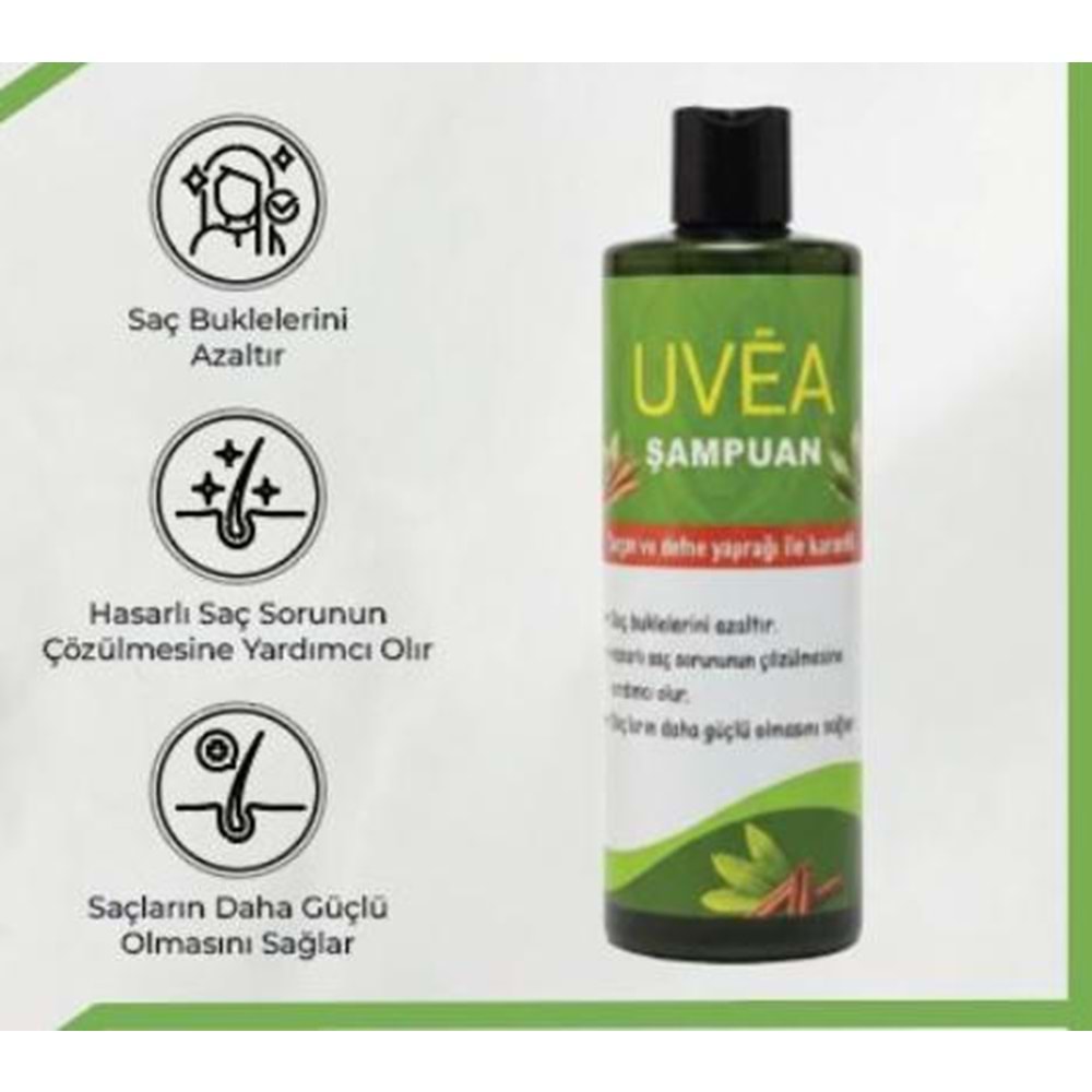 UVEA DEFNE&KARANFİL&TARÇIN ŞAMPUANI 400 ML.