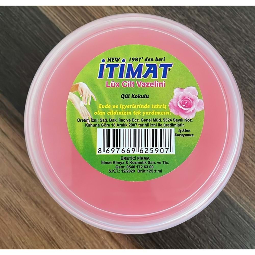 İTİMAT VAZELİN PEMBE 125 ML
