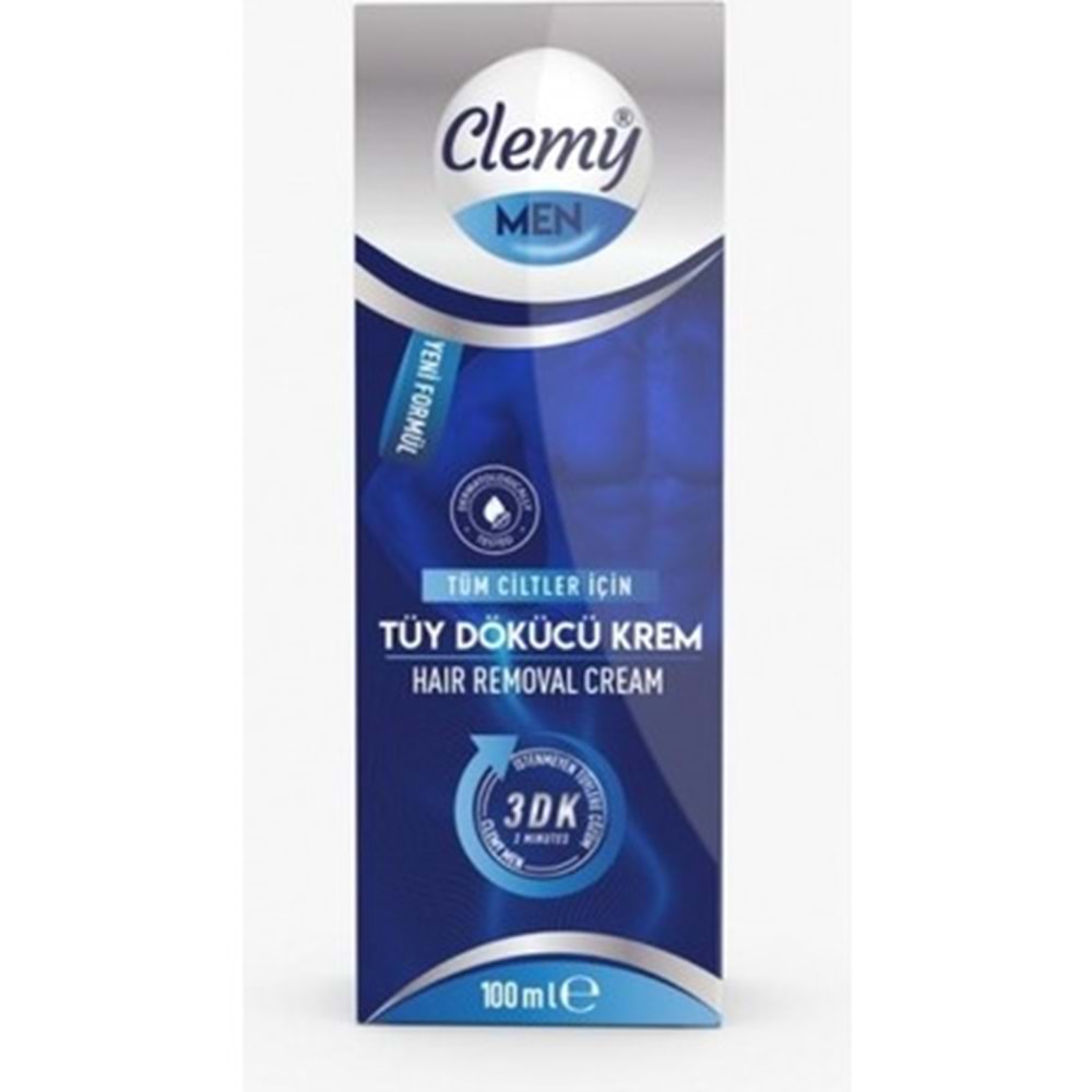 CLEMY TÜY DÖKÜCÜ KREM MEN TÜM CİLTLER 100 ML