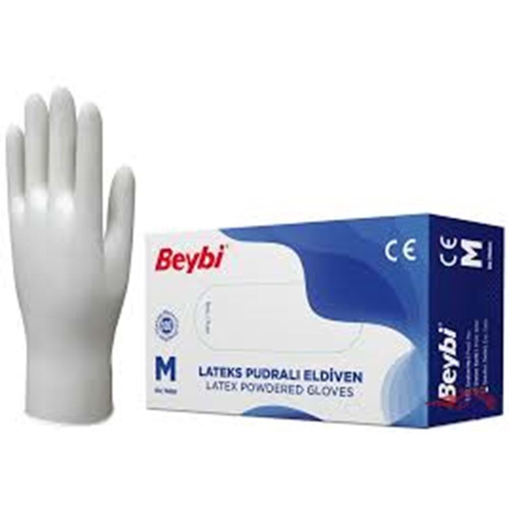 BEYBİ LATEX PUDRALI ELDİVEN MEDİUM