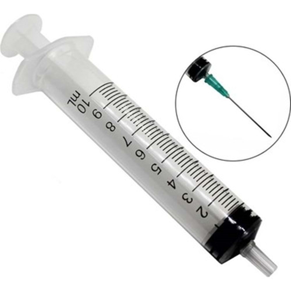 SETECOJECT 10 CC ENJEKTÖR YEŞİL (150 Lİ PAKET)