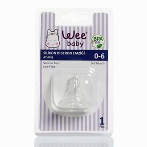 WEE BİBERON EMZİĞİ YUVARLAK NO: 1