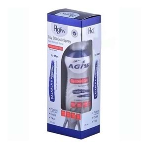 AGİSS TÜY DÖKÜCÜ SPREY 175 ML. ERKEK