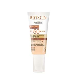BİOXCIN GÜNEŞ KREMİ SUN CARE SPF50+ MELATONE ( LEKEYE EĞİMLİ CİLTLER İÇİN ) 50 ML ( RENKLİ )