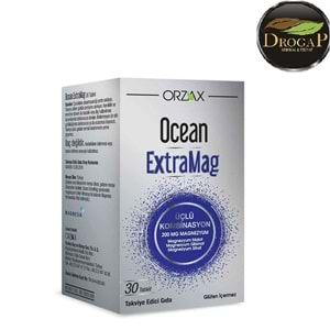 OCEAN EXTRAMAG MAGNEZYUM 30 TABLET GÜÇLÜ KOMBİNASYON ( MAG.MALAT&MAG.GLİSANAT&MAG.SİTRAT)