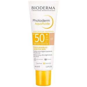 BİODERMA PHOTODERM AQUA FLUID SPF50+LİGHT 40ML TÜM CİLTLER İÇİN RENKLİ GÜNEŞ KREMİ