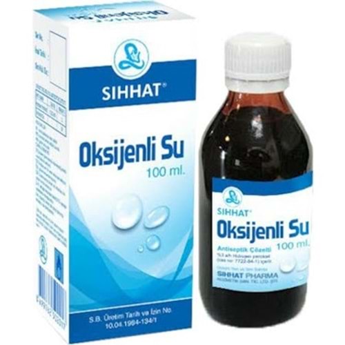 SIHHAT OKSİJENLİ SU 100 CC