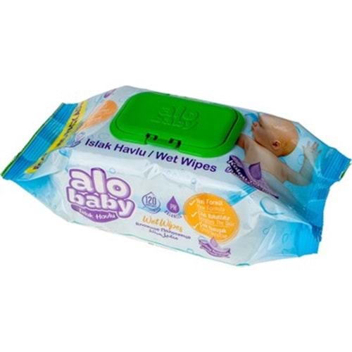 ALOBABY ISLAK MENDİL 120 Lİ