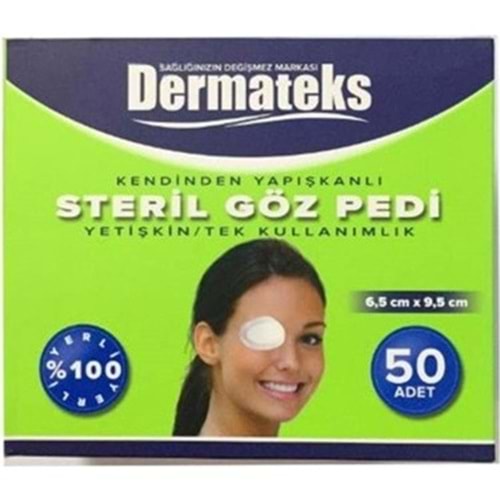 DERMATEKS GÖZ PEDİ YAPIŞKAN YETİŞKİN 50 Lİ