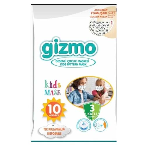 GİZMO MASKE ÇOCUK 10 LU