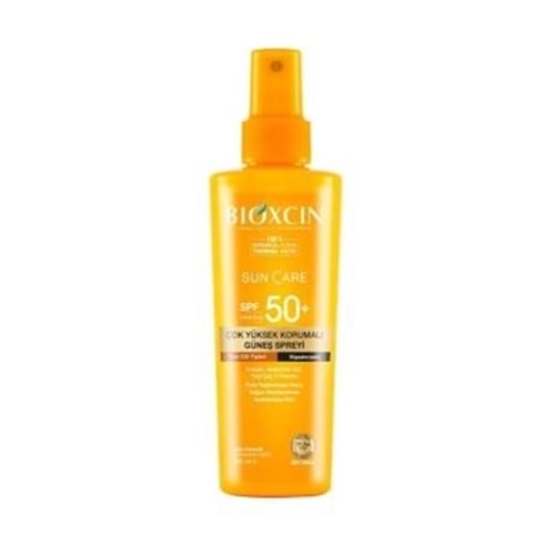 BİOXCİN ÇOK YÜKSEK KORUMALI GÜNEŞ SPREYİ SPF50+