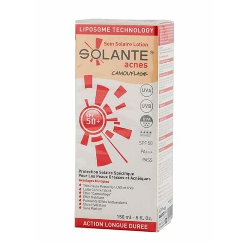 GÜNEŞ KREMİ SOLANTE ACNES TİNTED