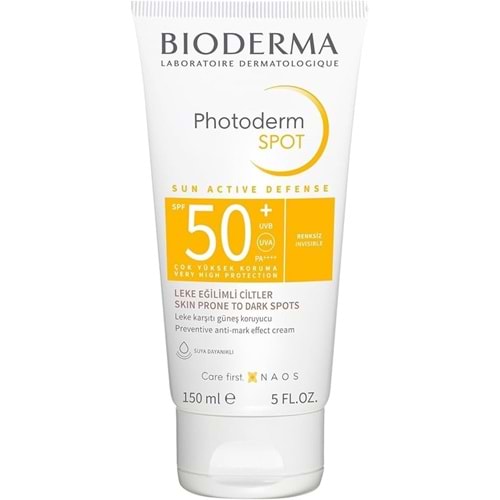 BİODERMA SPOT SPF+ 150 ML GÜNEŞ KREMİ(LEKEYE EĞİLİMLİ CİLTLER İÇİN)