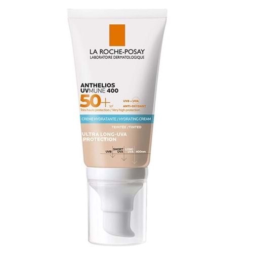 LA ROCHE POSAY ANTHELIOS UVMUNE 400 NEMLENDİRİCİLİ SPF 50+ GÜNEŞ KREMİ TİNTED ( HASSAS CİLTLER İÇİN )